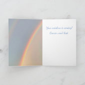 レインボー自然がん支援カード カード (内部)