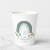 レインボー航海のアンダーザシーシーシーシェル誕生日 紙コップ (正面)