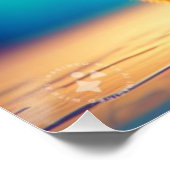 レインボー色の子猫の漫画 ポスター (コーナー)