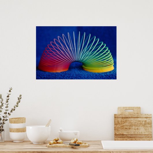 レインボー色の薄汚い玩具 ポスター (キッチン)