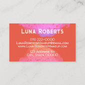 レインボー色彩の鮮やかビジネスカード 名刺 (裏面)