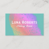 レインボー色彩の鮮やかビジネスカード 名刺 (正面)