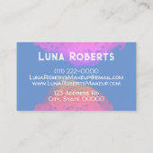 レインボー色彩の鮮やかビジネスカード 名刺 (裏面)