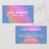 レインボー色彩の鮮やかビジネスカード 名刺 (正面/裏面)