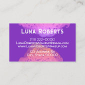 レインボー色彩の鮮やかビジネスカード 名刺 (裏面)