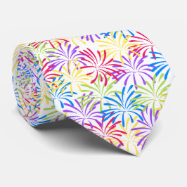 レインボー花火スプラッシュ ネクタイ