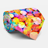 レインボー花火 ネクタイ (ロール)