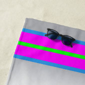 レインボー芸術的アイ ビーチタオル (インサイチュ)