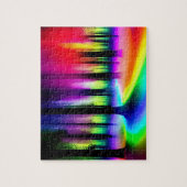 レインボー芸術的魔法フォレスト ジグソーパズル (縦)