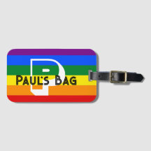 レインボー荷物タグカスタマイズ又はペルソニス文字