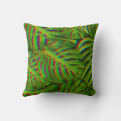 レインボー葉 クッション (裏面)