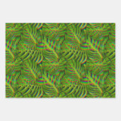 レインボー葉 ラッピングペーパーシート (正面2)