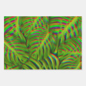 レインボー葉 ラッピングペーパーシート (正面)