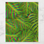 レインボー葉 ワインラベル (シングルラベル)