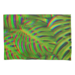 レインボー葉 枕カバー