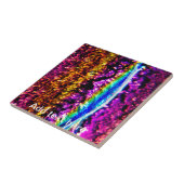 レインボー融着ガラス タイル (側面)