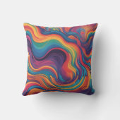 レインボー装飾用クッション クッション (裏面)