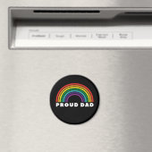 レインボー誇りを持ったパパ マグネット (インサイチュ (食洗機))