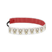 レインボー認識度リボンエンジェルカスタムヘッドバンド アスレチックヘッドバンド (左)