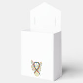 レインボー認識度リボンエンジェルパーティー好意ボックス フェイバーボックス (オープン)