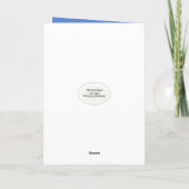 レインボー誕生日バルーンおもしろい顔 カード (裏面)