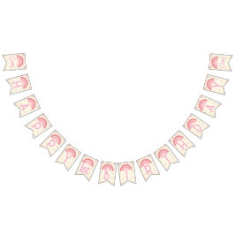 レインボー誕生日バンティンバナー バンティングフラッグ