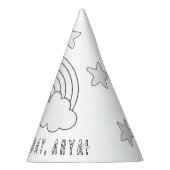 レインボー誕生日パーティー – カラーユア独自のパーティー帽子 パーティーハット (右)