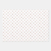 レインボー誕生日ラッピング紙シート ラッピングペーパーシート (正面2)