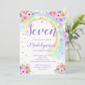 レインボー誕生日招待状時代 招待状 (スタンド正面)