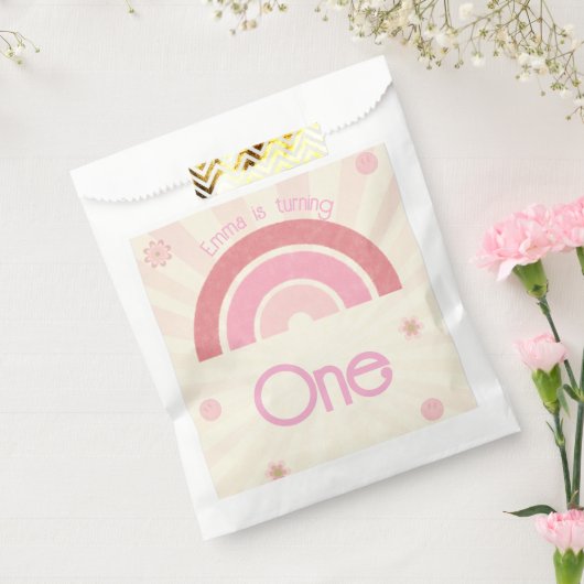レインボー誕生日 フェイバーバッグ (封をした状態)