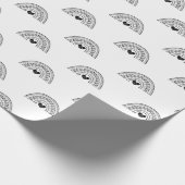 レインボー誕生日 ラッピングペーパー (角)