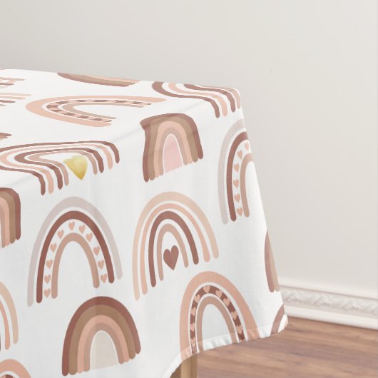 レインボー赤面金ゴールドベビーシャワー テーブルクロス (インサイチュ)