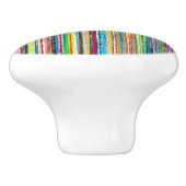 レインボー転がセラミックスノブ セラミックノブ (側面)