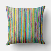 レインボー転が20 x 20コットン装飾用クッション クッション (裏面)