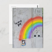レインボー通りアート ポストカード (正面/裏面)