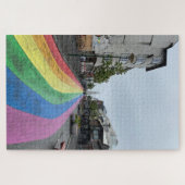 レインボー通りインレイキャビクアイスランド ジグソーパズル (横)