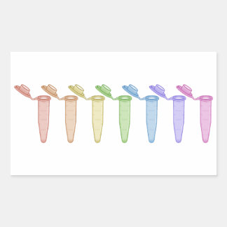 レインボー遠心管シール 長方形シール