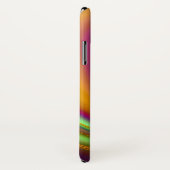 レインボー金ゴールドマーブルアゲートモノグラム Case-Mate iPhoneケース (裏面/右)