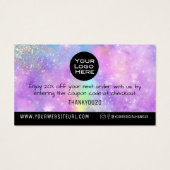 レインボー銀河系ありがとう顧客割引の挿入 (裏面)