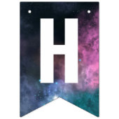 レインボー銀河系誕生日 バンティングフラッグ (第2の旗)