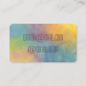 レインボー銀河系 名刺 (裏面)