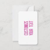 レインボー開花水彩フローラノートカード ノートカード (裏面)