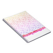 レインボー音楽テーマ ノートブック (右側)