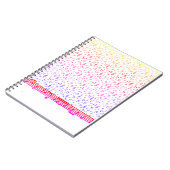 レインボー音楽テーマ ノートブック (左側)