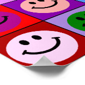 レインボー顔広場 ポスター (角)