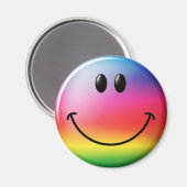 レインボー顔 マグネット (正面/裏面)