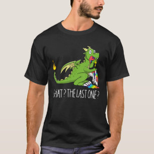 レインボー食べドラゴン恐竜のユニコーンって何?100 Tシャツ