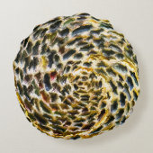 レインボー鬱 ラウンドクッション (裏面)