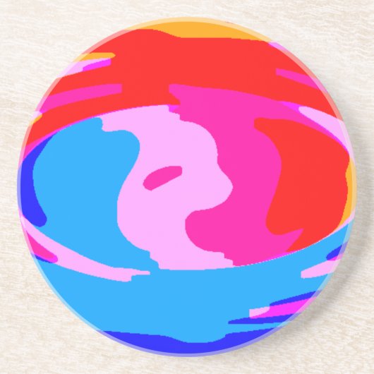 レインボー魔法 コースター (正面)