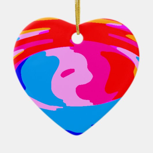 レインボー魔法 セラミックオーナメント (正面)